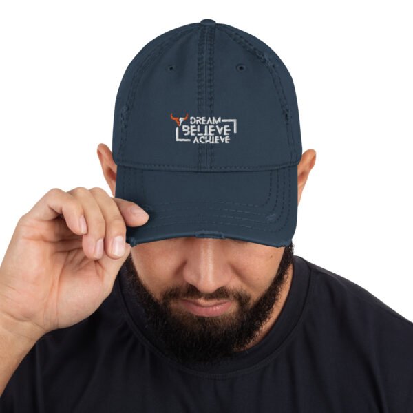 Born 2 Dominate - DBA Distressed Dad Hat - Image 5