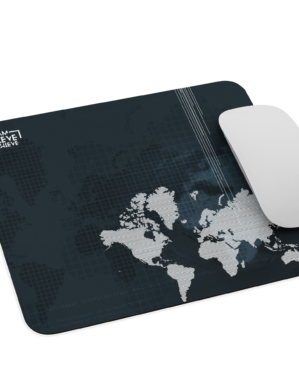 Born 2 Dominate Around the World - Mouse pad