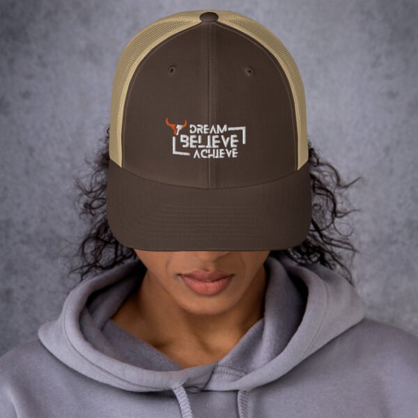 Born2 Dominate - Dream Believe Achieve Trucker Cap - Image 16