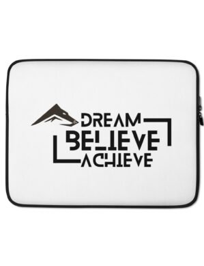 Born 2 Dominate - Dream Believe Achieve Laptop Sleeve