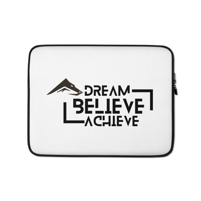 Born 2 Dominate - Dream Believe Achieve Laptop Sleeve