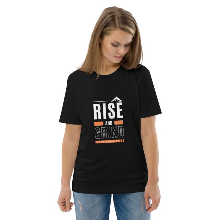 Born 2 Dominate - Rise and Grind Orange T-Shirt - Image 10