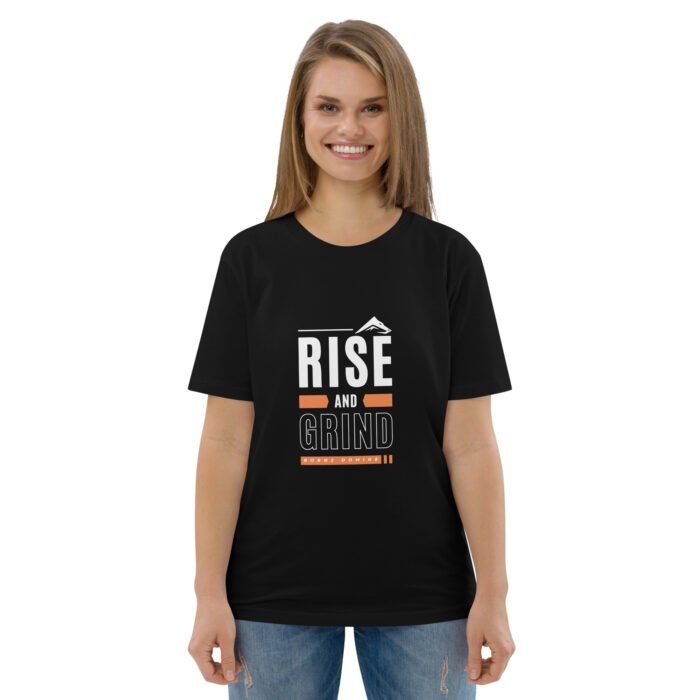 Born 2 Dominate - Rise and Grind Orange T-Shirt - Image 9
