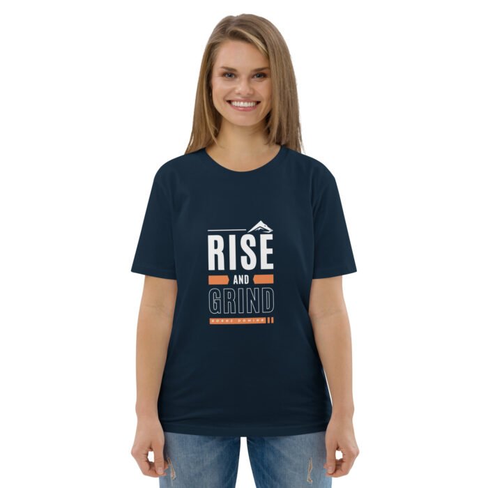 Born 2 Dominate - Rise and Grind Orange T-Shirt - Image 19