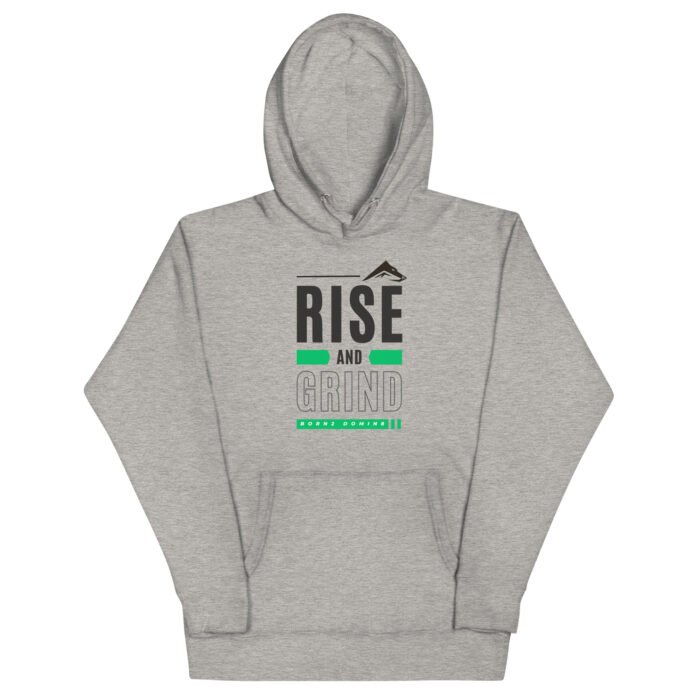 Rise and Grind Hoodie - Green - Image 7