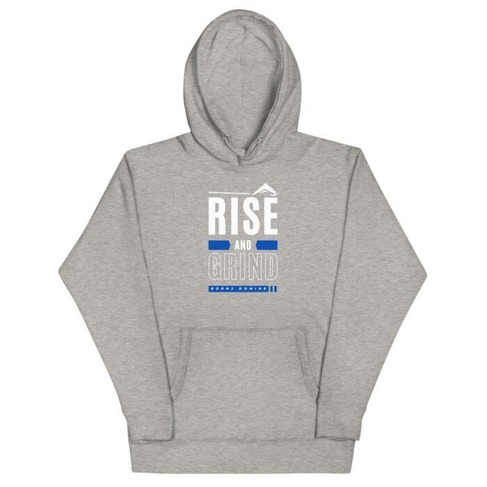 Rise and Grind Hoodie - Blue - Image 7