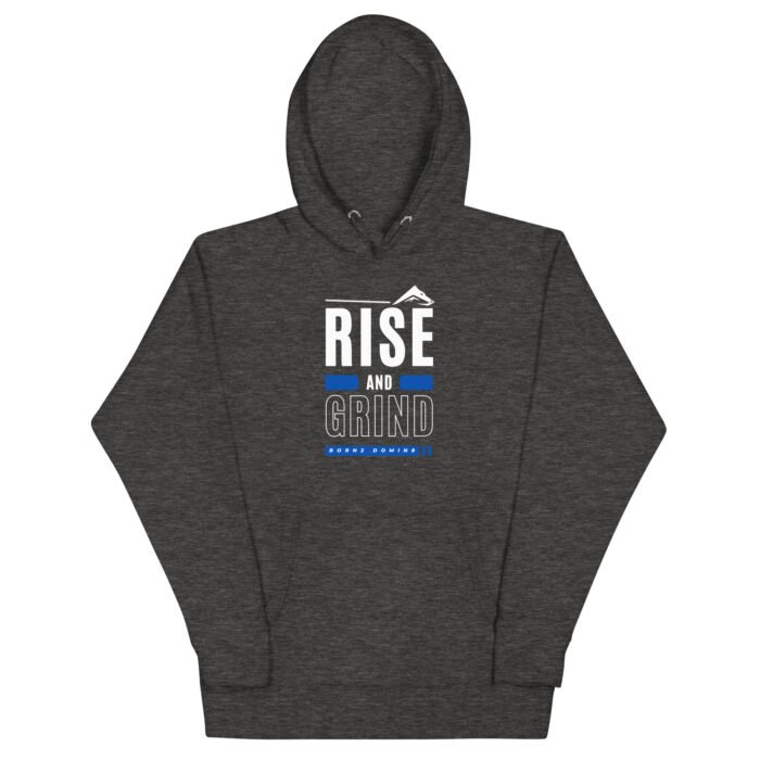 Rise and Grind Hoodie - Blue - Image 5