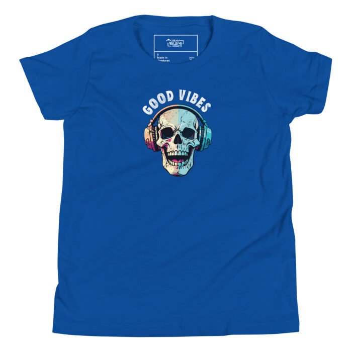Born 2 Dominate - Good Vibes Youth Short Sleeve T-Shirt - Image 6