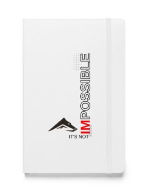 Hardcover bound notebook